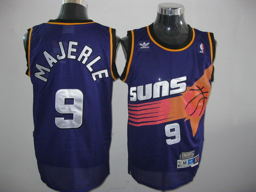  NBA Phoenix Suns 9 Dan Majerle Throwback Swingman Purple Jersey